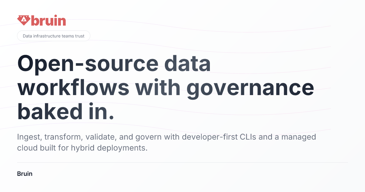 Your Last Data Platform | 10x Faster, 90% Less Complexity banner