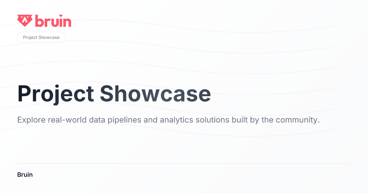 Project Showcase | Bruin